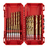 Набор сверл по металлу Milwaukee Shockwave HSS-G Tin Red Hex 19 шт. 4932493866