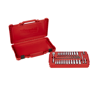 Набор метрических и дюймовых головок с трещоткой 1/4" Milwaukee 50 предметов 4932464944Набор метрических и дюймовых головок с трещоткой 1/4" Milwaukee 50 предметов 4932464944