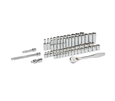 Набор метрических и дюймовых головок с трещоткой 3/8" Milwaukee 56 предметов 4932464946