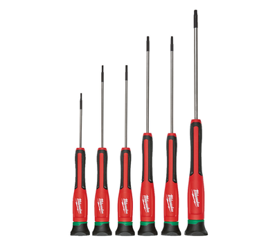 Набор отверток для точной механики Milwaukee TORX 6 шт 4932471870