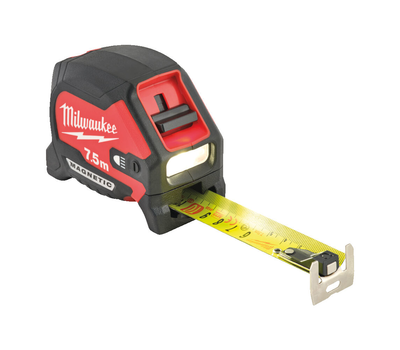 Рулетка магнитная Milwaukee Magnetic с подсветкой 7.5 м 4932492469