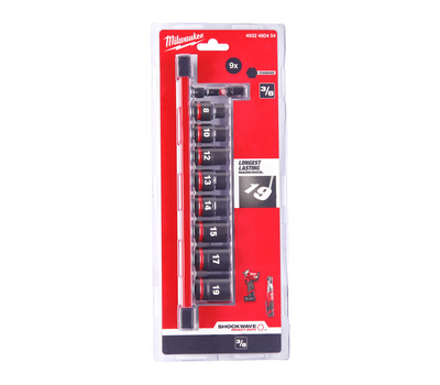 Набор головок Milwaukee Shockwave Impact Duty 3/8" 8 шт 4932480454
