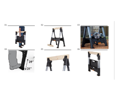 Строительные козлы Keter ROC PRO GEAR 1.0 17203039