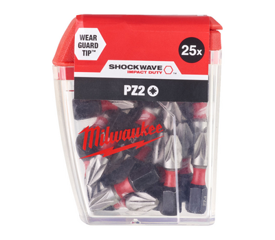 Биты для шуруповертов Milwaukee PZ2 25мм 4932430864