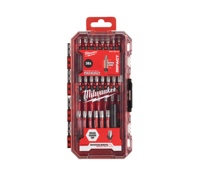 Набор бит Milwaukee Shockwave Imapct Duty 38 предметов 4932492009