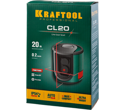 Лазерный нивелир Kraftool CL 20 34700