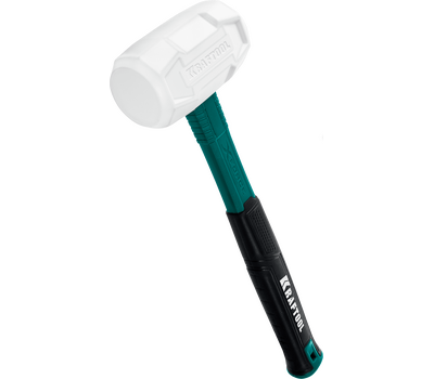Киянка Kraftool X-FORCE белая с фибергласовой рукояткой 450 г 2077-45