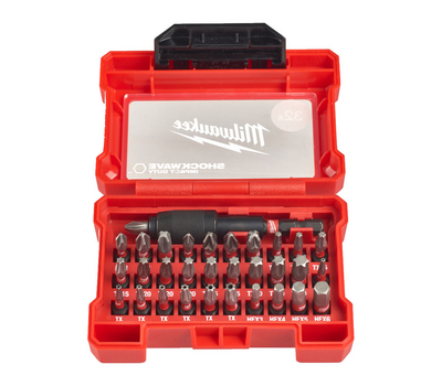 Набор бит Shockwave Impact Duty 32 предмета Milwaukee 4932464240