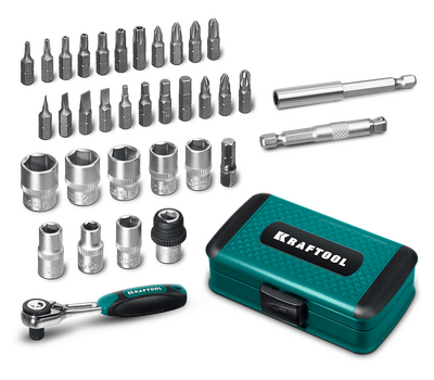 Универсальный набор инструмента 1/4″ Kraftool X-Drive 35 27974