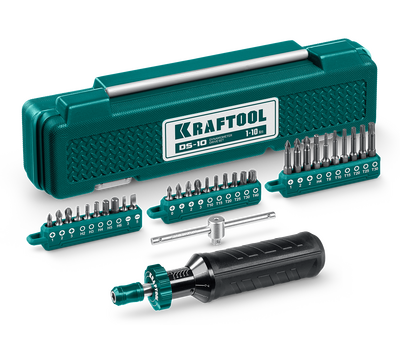 Динамометрическая отвертка Kraftool 1-10 Нм 64037