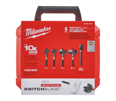 Набор самоврезающихся насадок SWITCHBLADE Milwaukee 5 шт. 49225100